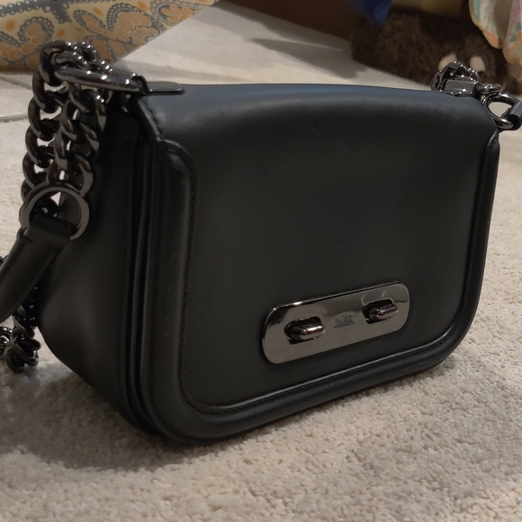 Coach Leather Black Shoulder/Handbag - Picture 5 of 6